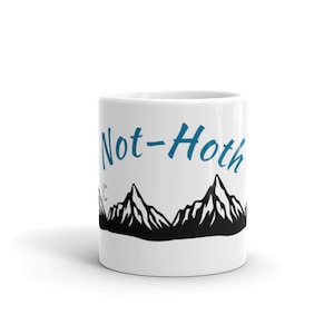 Ice Planet Barbarians Not-Hoth White glossy mug