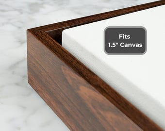 Pedido personalizado para Amy H. - 26 x 42" 1 1/2" Flotador color nogal