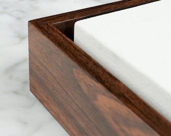 Marco flotante de nogal para lienzos – Marco de galería de madera de 3,8 cm de profundidad