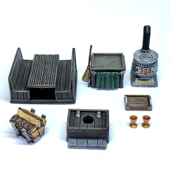 Tavern Bar Set 2 D&D Hand-painted Wargaming Miniatures | Etsy