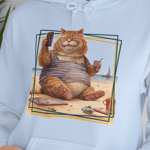 Lifestyle cat smile hoodie store