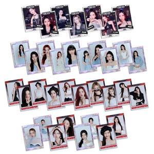 Juego de tarjetas Kpop imprimibles de BabyMonster, para imprimir y cortar, tarjetas fotográficas imprimibles, DESCARGA DIGITAL, regalos para fans de BAEMON, regalos Kpop, Jpeg