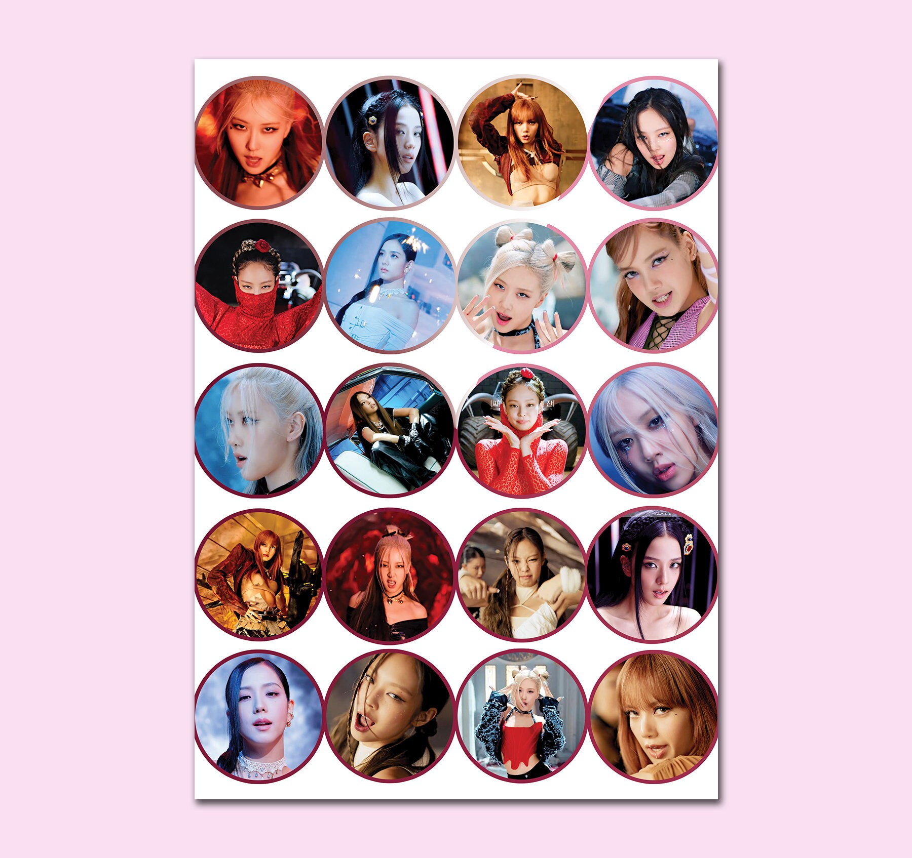 BLACKPINK VINYL MAKE UP ステッカー BLACKPINK VINYL MAKE UP ステッカー
