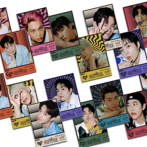 EXO Photocards imprimibles Set 16pcs / Descarga digital / Kpop Cards / EXIST / HearMeOut /Print n Cut / Poster / EXO L / Jpeg
