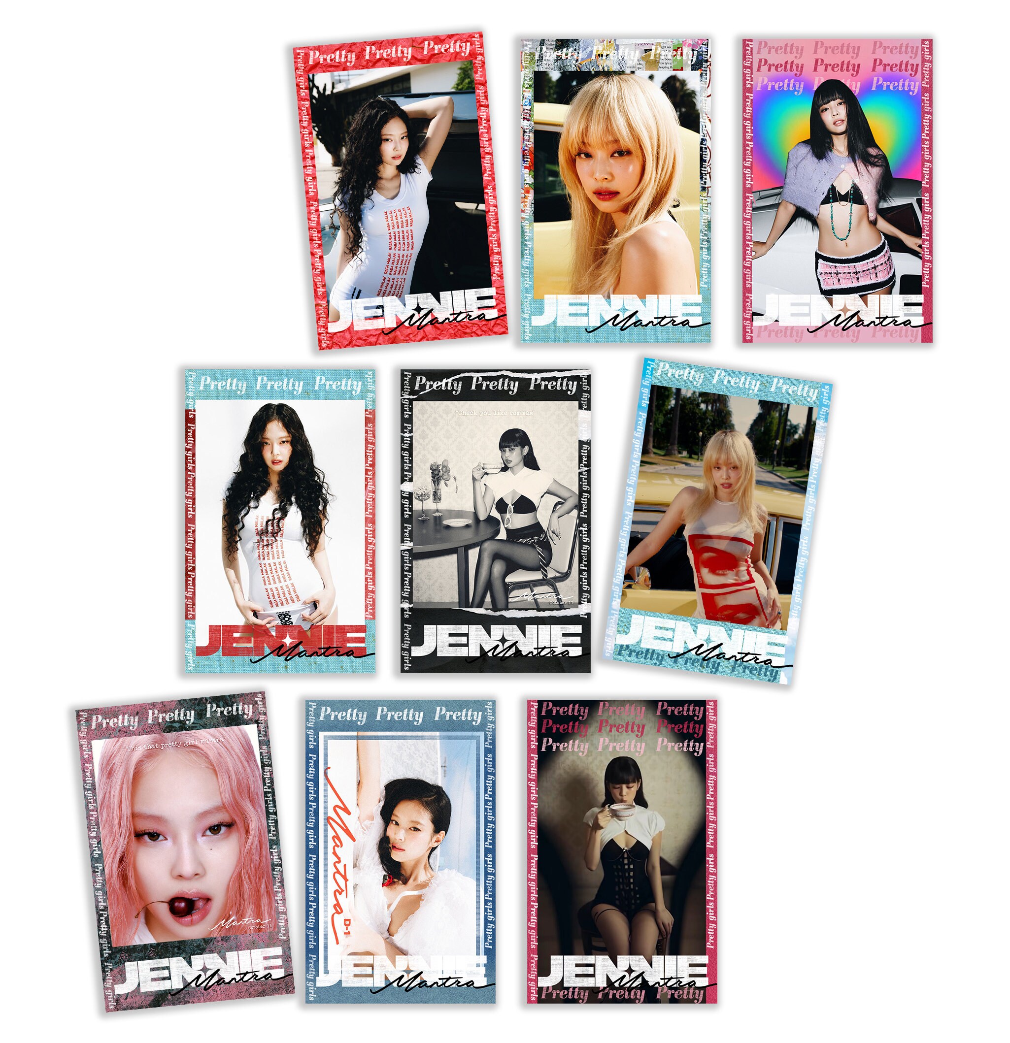 Jennie Solo Sticker Sheet - Etsy