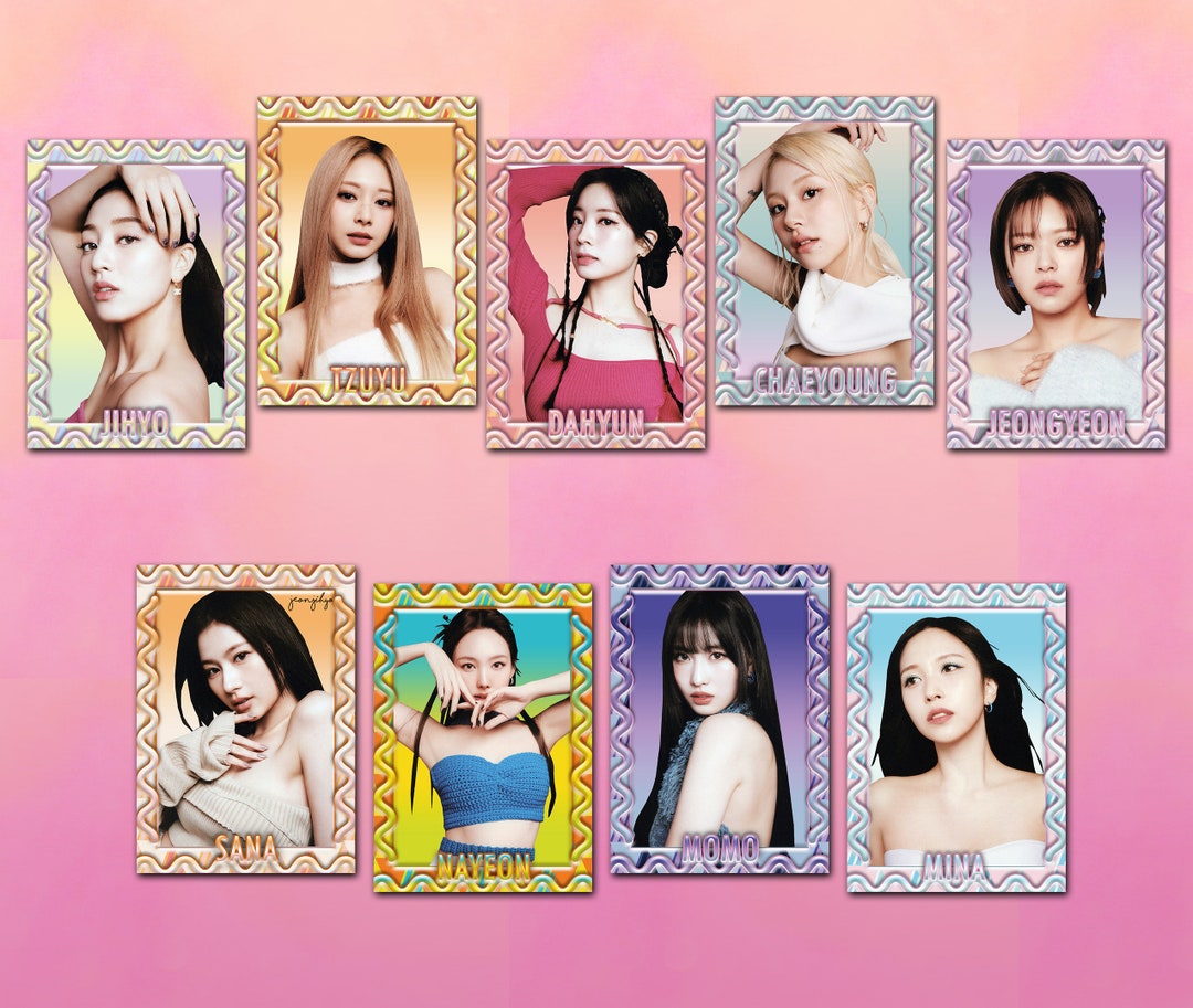 Twice READY TO BE Kpop Photocards Set / Print N Cut / Digital Download