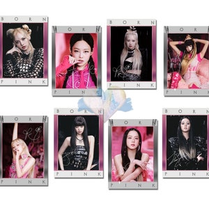 BLACKPINK Born Pink / Shut Down / Photocards Set / Print n Cut / Digital Download Fanmade - kpop - Blink Gift - Poster - Printable