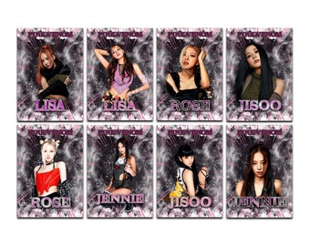 Blackpink / Pink Venom / Photocard Set / Digital Download /Blink Gifts / Print n cut / Kpop / A4 Jpeg File