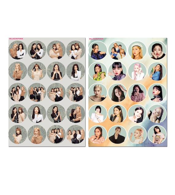 print n cut blackpink stickers printable blackpink etsy
