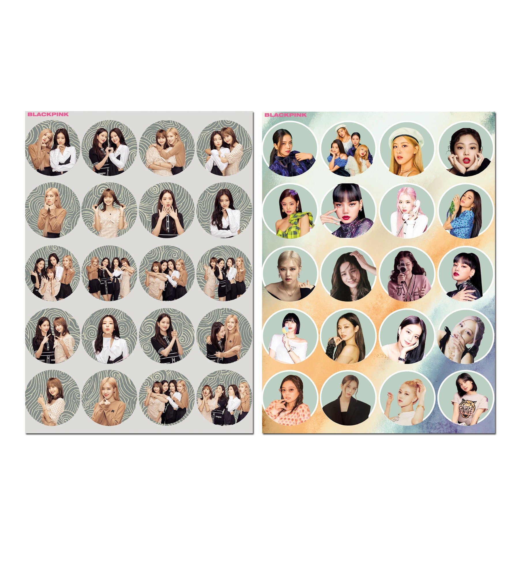 print n cut blackpink stickers printable blackpink etsy