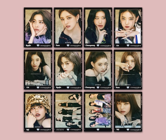 ITZY CHESHIRE Photocards Set (12pcs)- Print N Cut - Digital