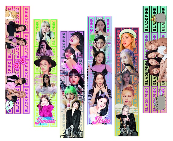blackpink printable bookmarks prints digital download kpop etsy india