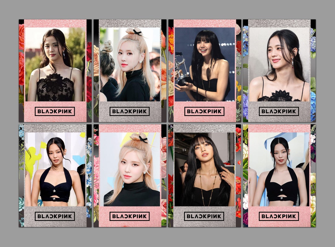 BLACKPINK VMA'S AWARDS Photocard Set Pink Venom Print N Cut digital  Download Jisoo,rose,lisa,jennie,blackpink Gift, Blackpink Cards 