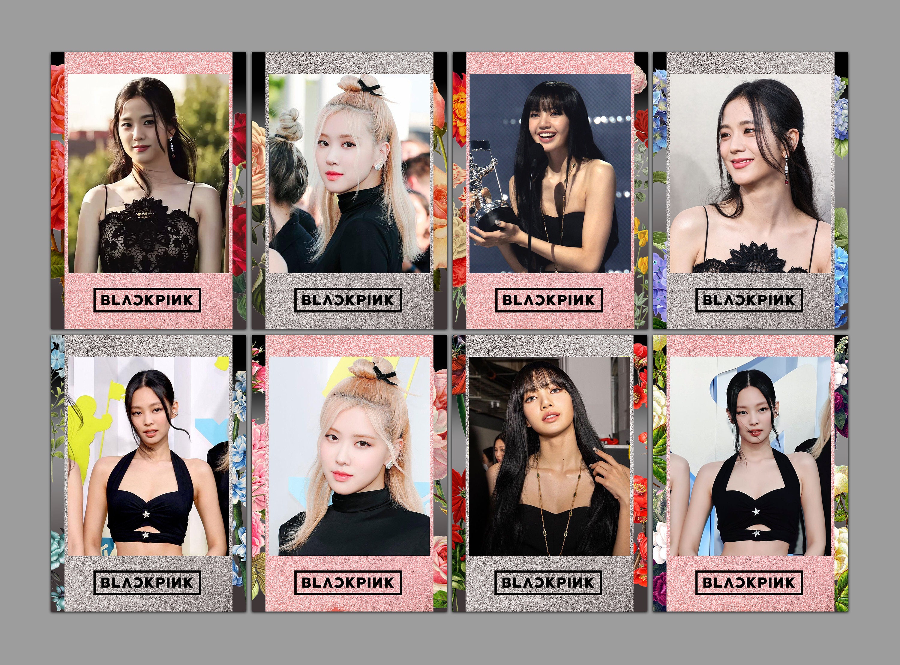 BLACKPINK VMA'S AWARDS Photocard Set - Pink Venom - Print n cut -Digital  Download - Jisoo,Rose,Lisa,Jennie,Blackpink Gift, Blackpink cards