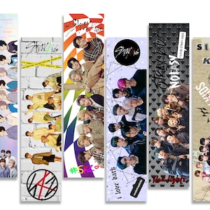 STRAY KIDS Lesezeichen, Lesezeichen zum Ausdrucken, digitaler Download, kpop Papier Schreibwaren Buch Zubehör
