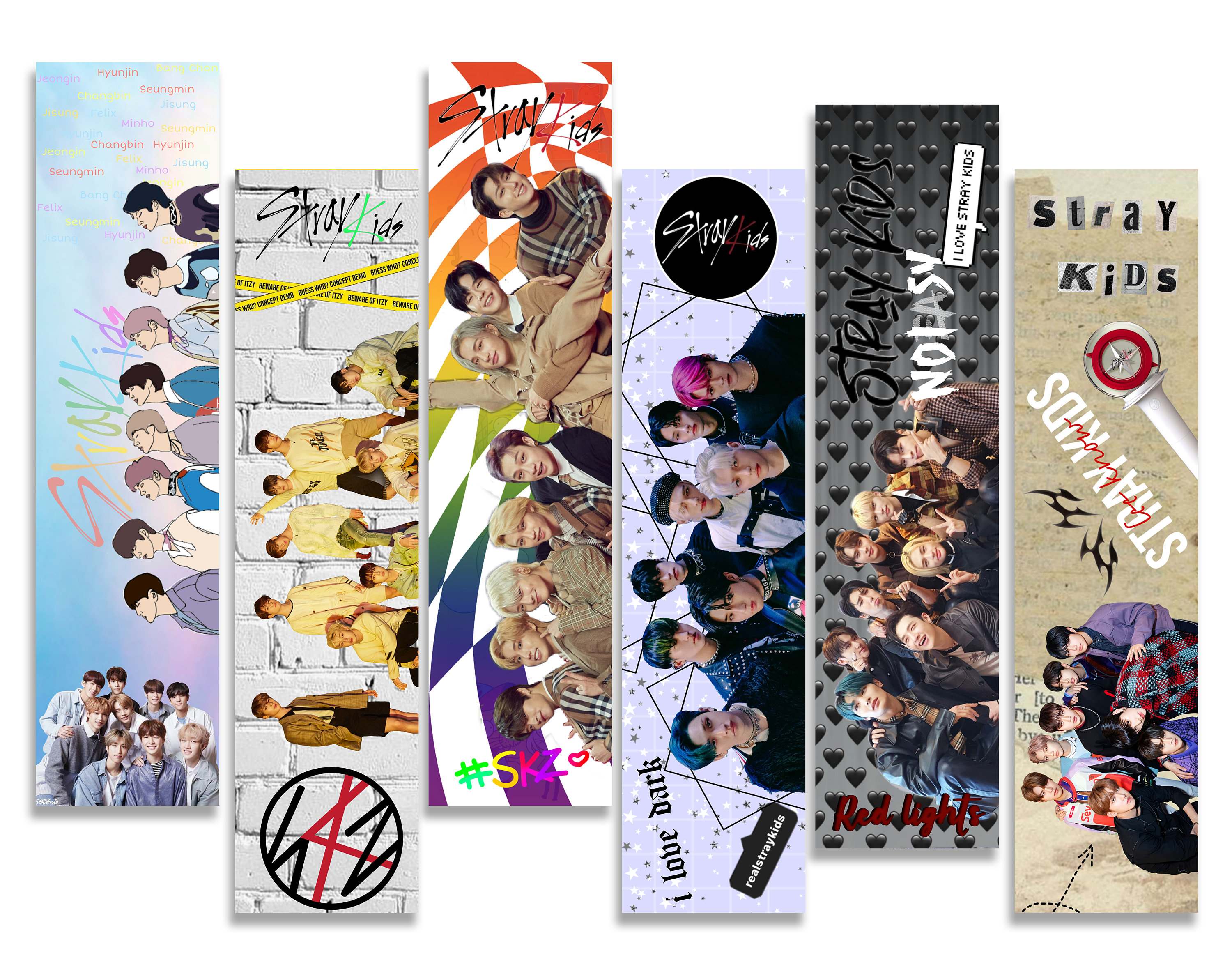 I am YOU MAGNET BOOKMARK バンチャン リノ スキズ STRAY KIDS Bookmarks, Printable Bookmarks,digital Download