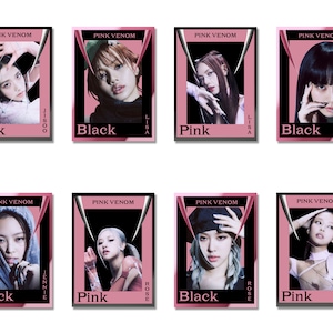 Blackpink / Pink Venom / Born Pink / Comeback / Photocards Set / A4 Page / Print n cut / DİGİTAL DOWNLOAD/ JPEG /