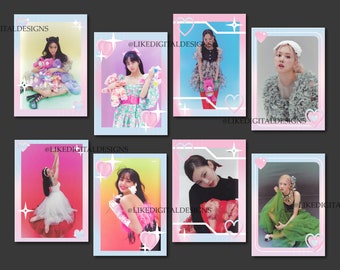 Blackpink / Photocards Set / A4 Page / Print N Cut / DİGİTAL - Etsy
