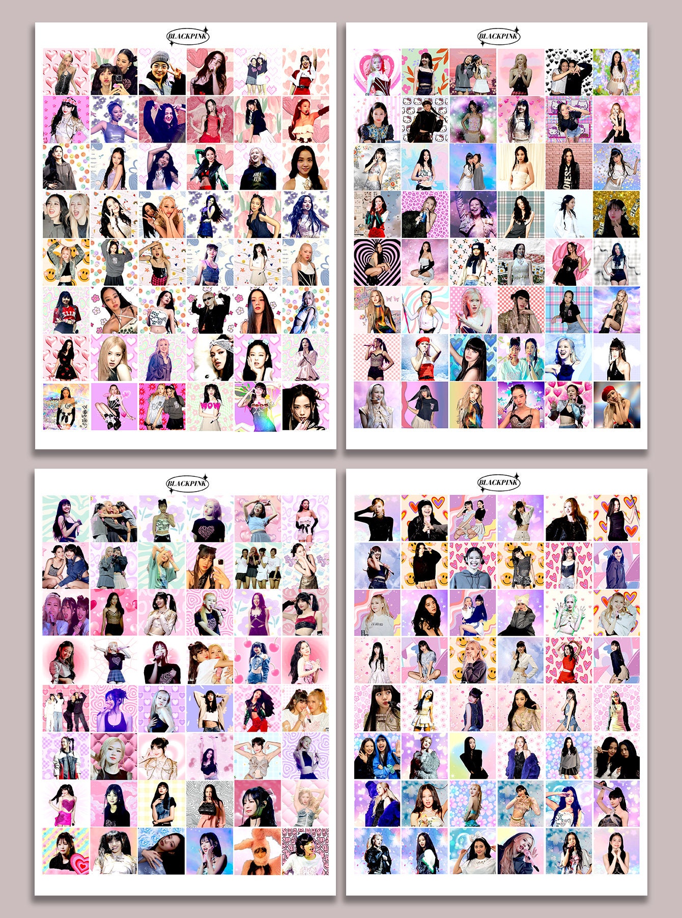 Blackpink Born Pink World Tour Stickers Labels / PRİNTABLE Labels