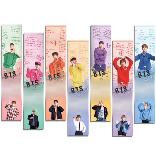 BTS Printable Bookmarks Prints DIGITAL DOWNLOAD Kpop Paper - Etsy