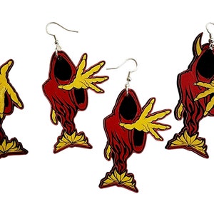 Boucles d'oreilles The Wraith, boucles d'oreilles jokers, boucles d'oreilles icp, bijoux juggalo, Shangri la, hells pit