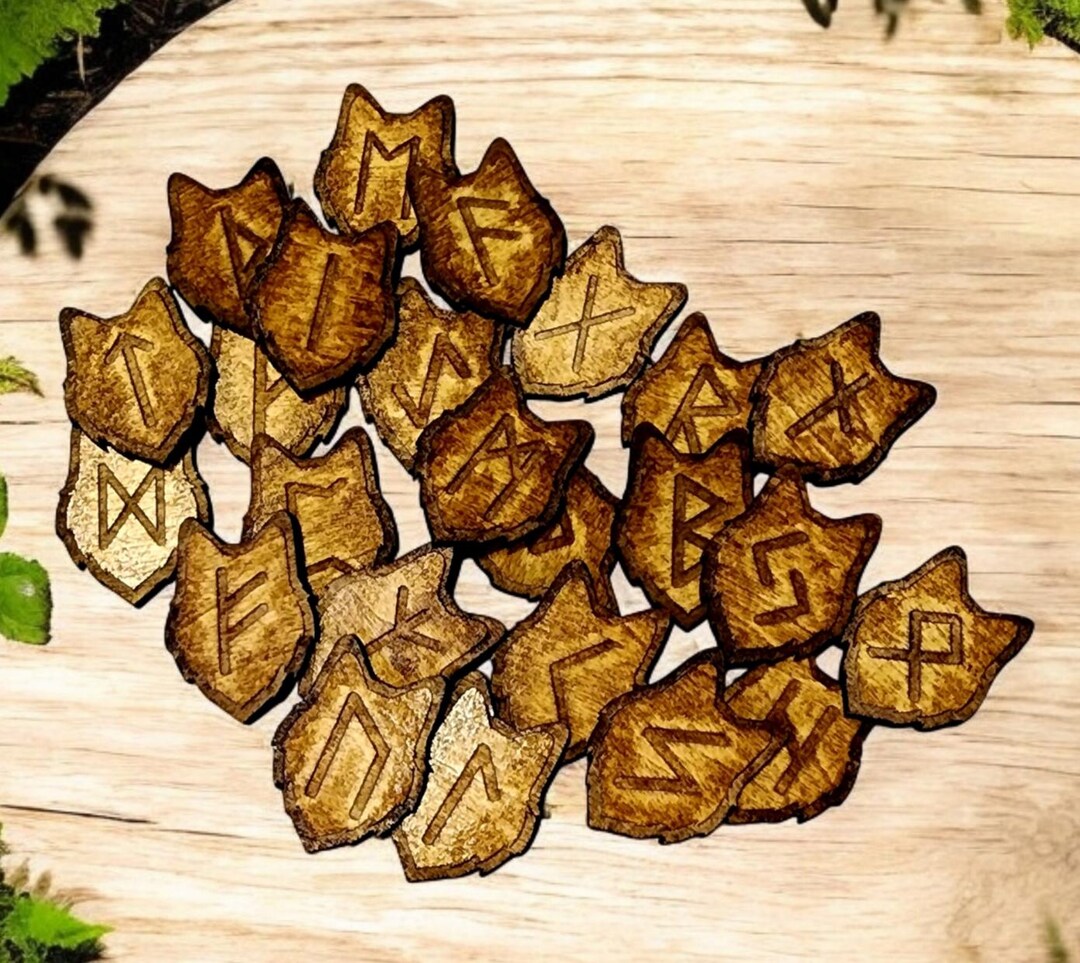 Vtt Rune Wolf Wolf Rune File, File for Glowforge or Xtool, Elder Futhark Runes ...