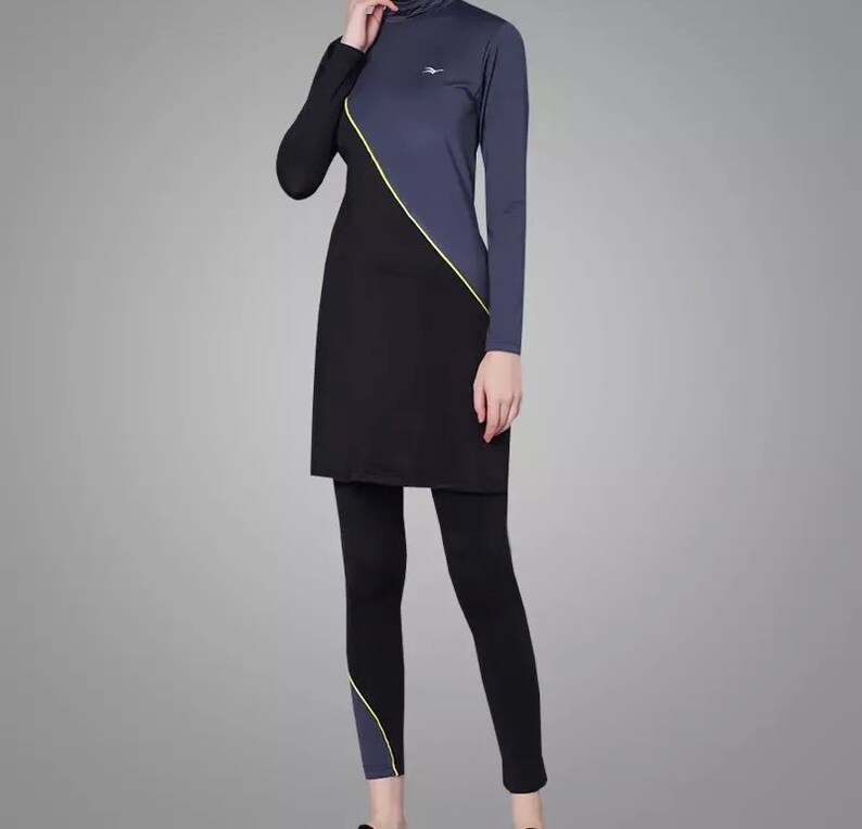 Islamic Swimwear Swimming Costume Burkini Lightweight 3 Piece Set Size — free download