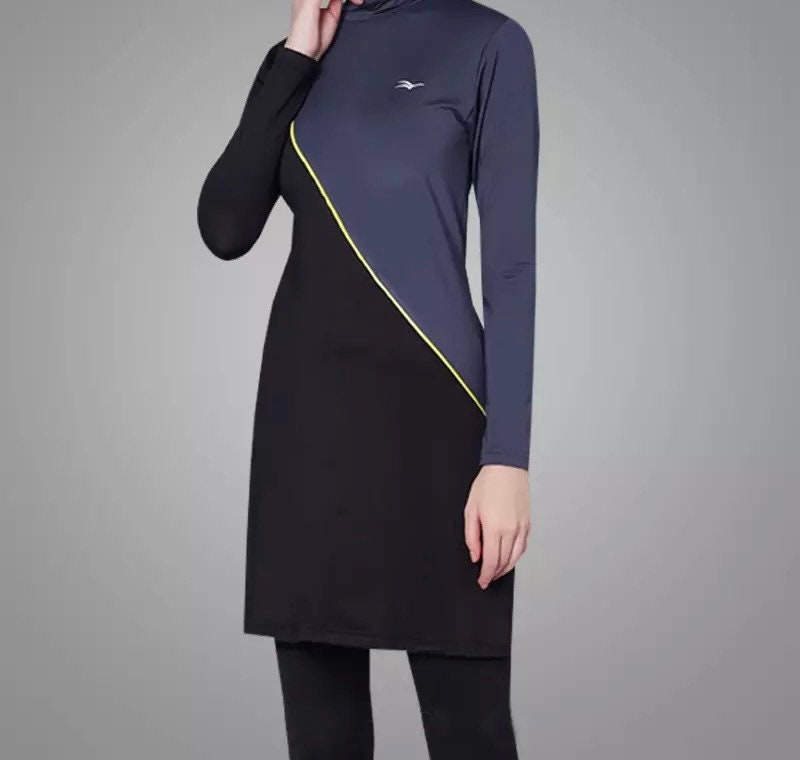 Islamic Swimwear Swimming Costume Burkini Lightweight 3 Piece Set Size — free download