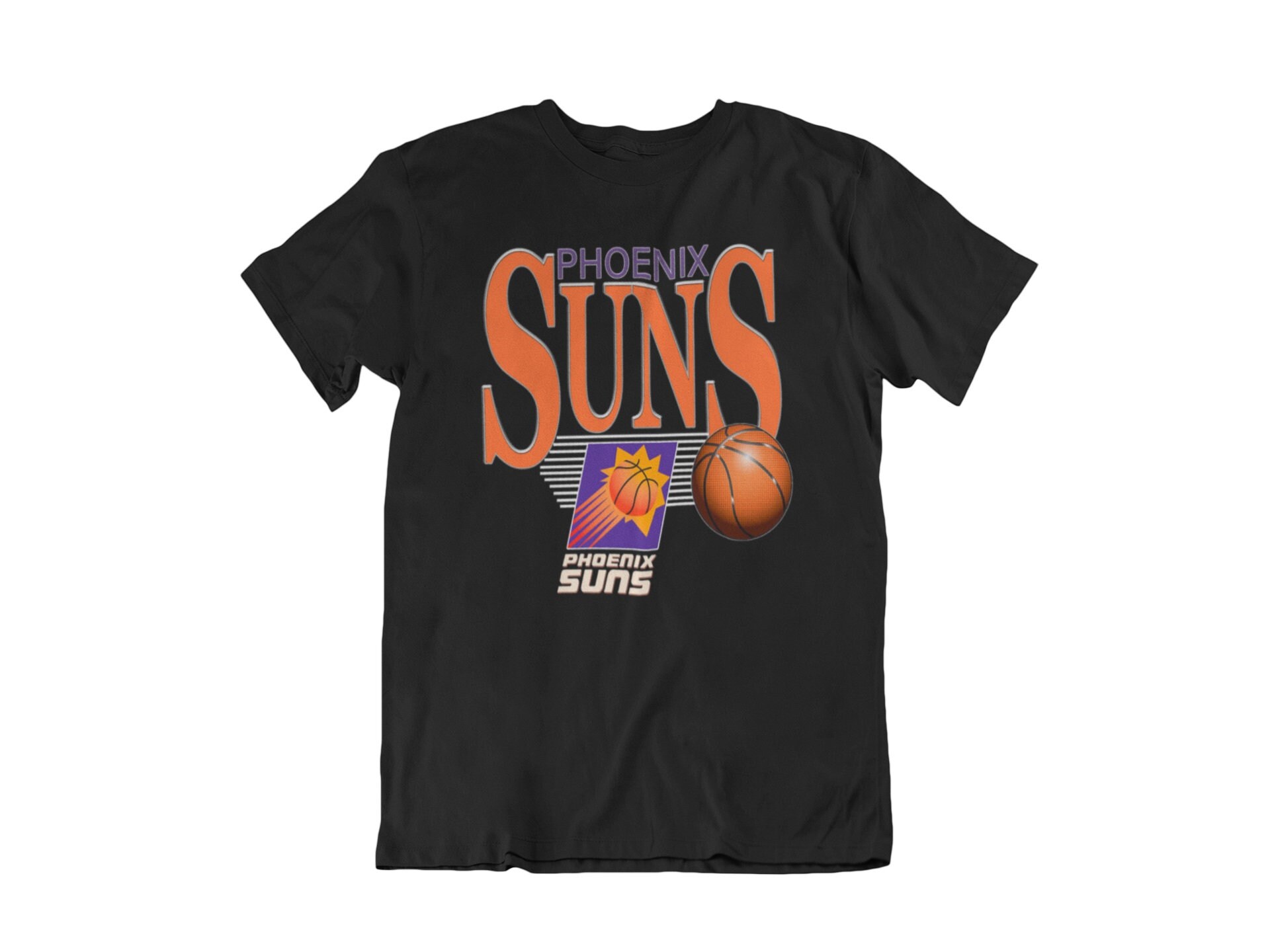 Vintage PHOENIX SUNS Nba National Basketball Association Sportswear Black Sweater  Sweatshirt Size M