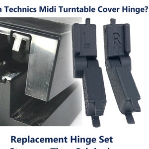 Pair Lid Cover Hinges for Technics Turntable SL-J110R SL-J100R SL-J90 image 1