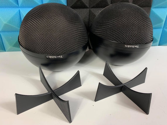別注 ハイファイスピーカー テクニクス SB S30 ペア スタンド 丸 ボール Technics SB-S30 Ball Speaker Stands - Compatible 3D Printed