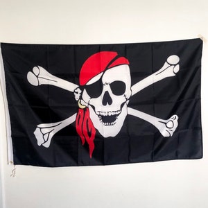 Flag - 3x5 Foot - Skull - FREE SHIPPING.