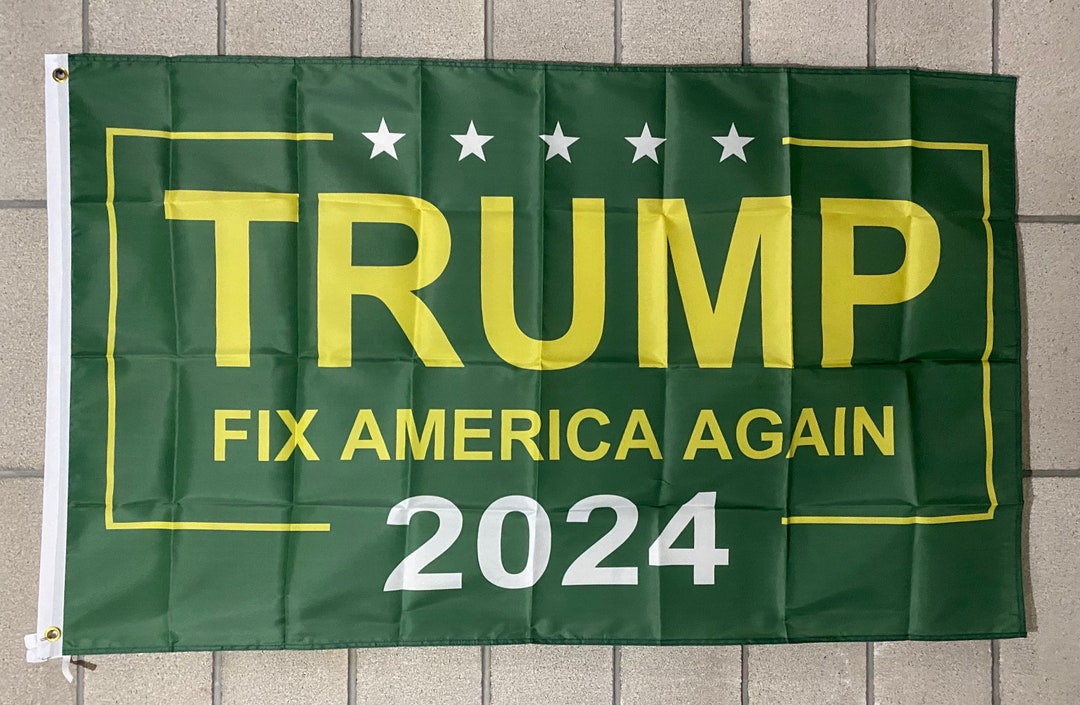Donald Trump 2024 Flag FREE USA SHIP Maga Vote Republican Etsy