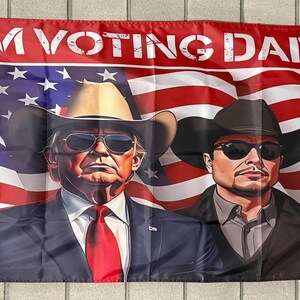 Donald Trump Elon Musk Maga Flag FREE USA SHIP The Truth X Free Speech Mars Space Doge Republican Save America Sign Banner Poster 3x5’