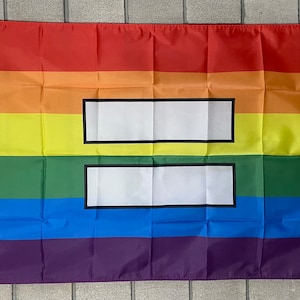Equality Flag FREE USA SHIP Pride Love Same Sex Marriage Human Rights Save America Democrat Liberal Leader Political Sign Banner Poster 3x5’