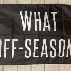 Motivation Flag FREE USA Ship What Off Season Train Lift Gym Man Cave Muscle Fitness Hard Work Sign Banner Poster 3x5’
