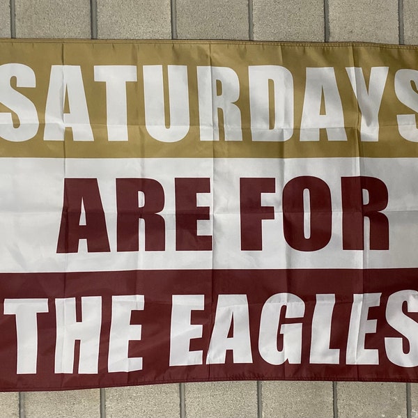 Boston College Eagles Football Flag FREE USA SHIP Saturdays Fall Ncaa National Championship Beer Tailgate College Sign Banner Poster 3x5’