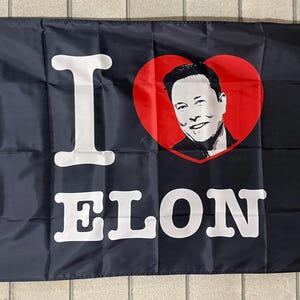 Elon Musk Maga Flag FREE USA SHIP Donald Trump The Truth X Free Speech Mars Space Doge Republican Save America Sign Banner Poster 3x5’