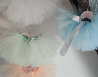 Tutu nouveau-né, tutu premier anniversaire, tutu bébé fête de mariage, tutu bébé couleur pastel, cadeau  bébé, tutu carnaval bébé, Halloween