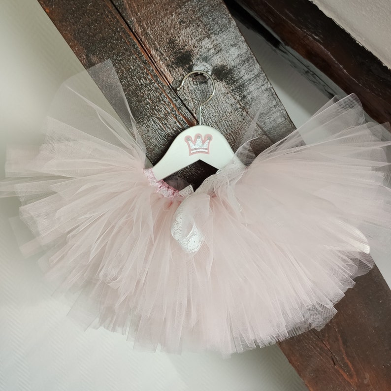 tutu rose poudré pour bébé