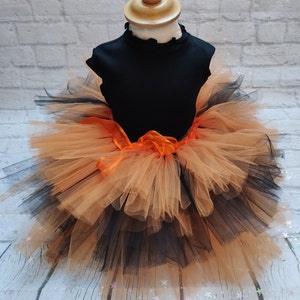 Child costume, witch tutu skirt, baby and girl costume. Girl gift, carnival skirt, Halloween..
