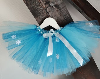 Jupe tutu,  tutu pour bébé et fillette theme Reine des neiges, carnaval, anniversaire, cadeau fille et bébé