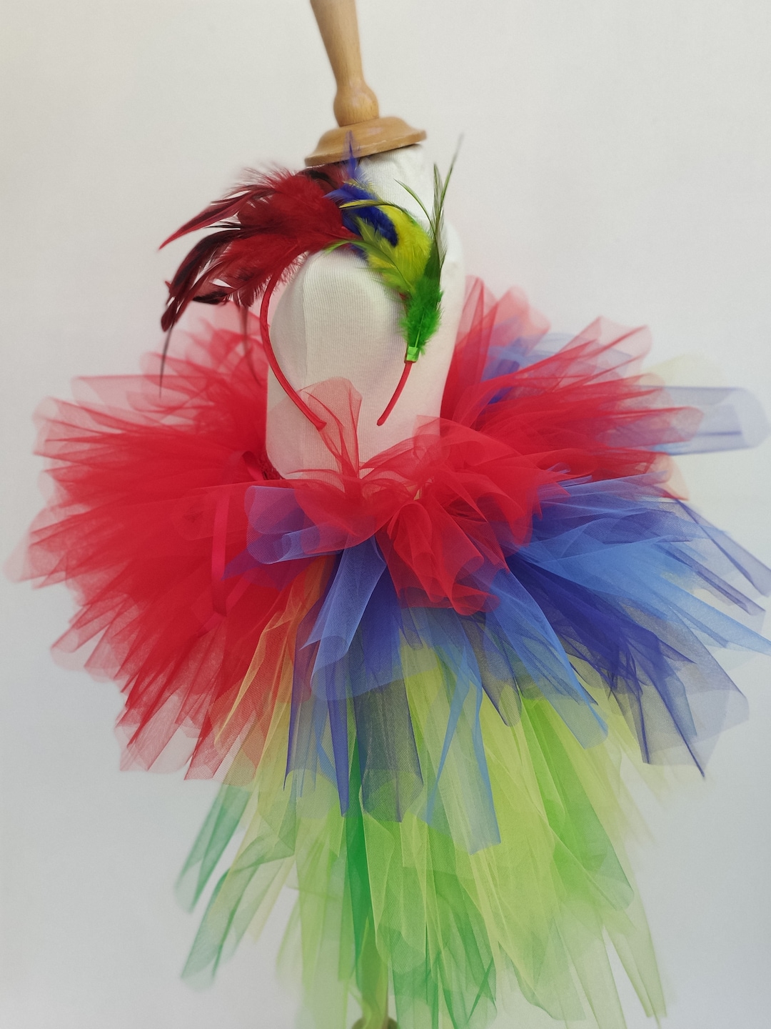 Children's Parrot Costume, Bird Tutu Skirt, Headband, Halloween Costume ...