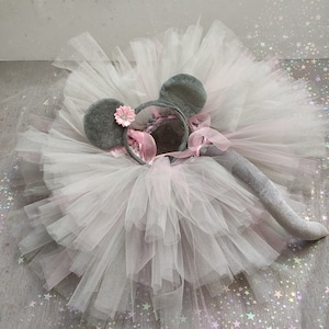 Little mouse child costume, tutu skirt for children. Carnival costume, Halloween, girl&#39;s birthday gift, show tutu