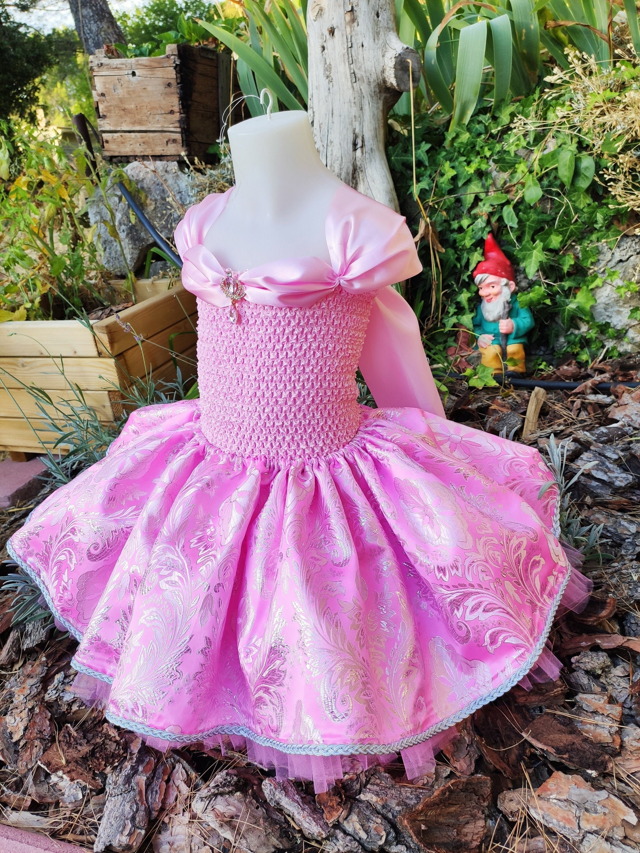 Déguisement robe de princesse Aurore taille unique 4-6 ans