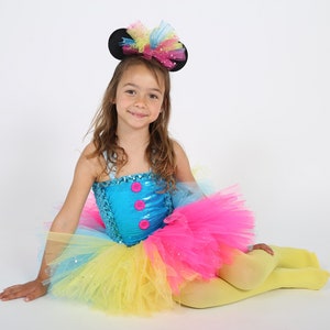 Tutu Multicolore Licorne Enfant, accessoires de fêtes, pas chers - Badaboum