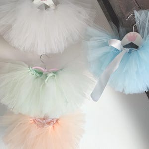Tutù per neonati, tutù per neonati, tutù dai colori pastello, tutù per il primo compleanno, tutù per feste di matrimonio, regalo per neonati, tutù per carnevale, Halloween