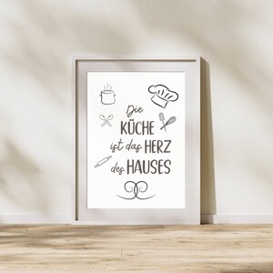 Kitchen Icons Digital Mural Instant Download Home Decor Gift