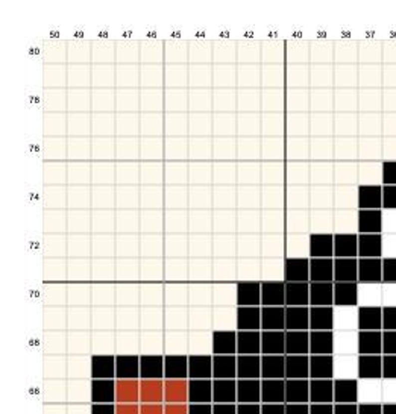 May include: Black and white pixel art design with a black and white pattern. The design is in the shape of a heart.