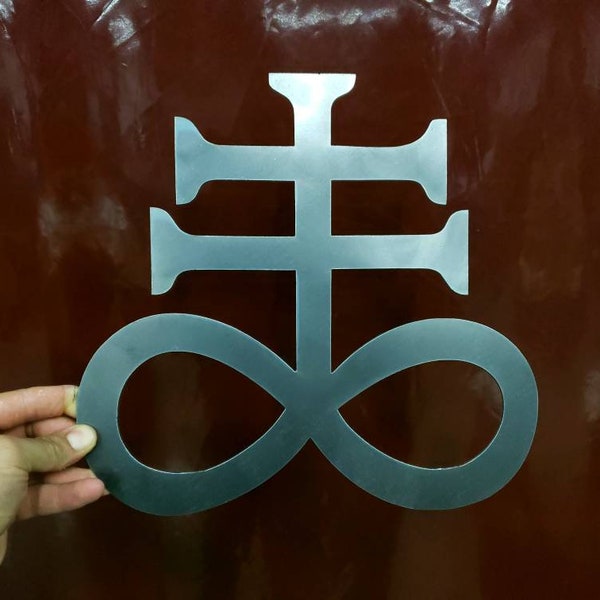 Leviathan Cross metal decor